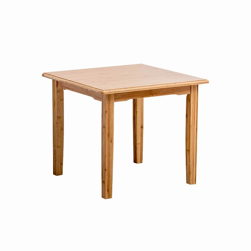 Tavolino in legno rettangolare nordico 4 gambe tavolo da cocktail naturale