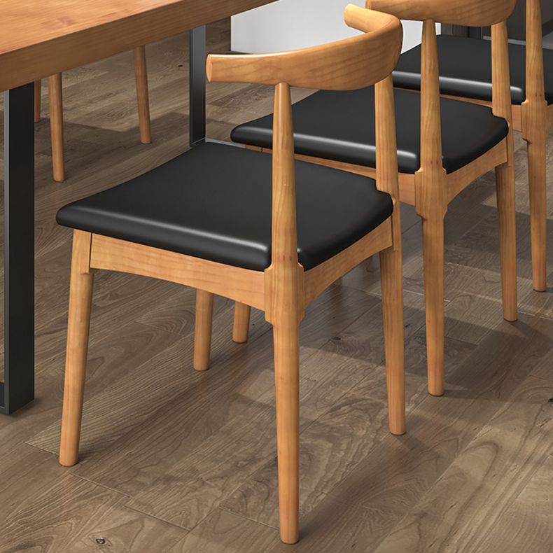 1/2/5/7 Pcs Metal Industrial Dining Set with Rectangle Table and Wooden Chairs Dinette Set Clearhalo 'Dining Room Sets' 'Dining Tables & Seating' 'dining_room_set' 'furn' 'furn_dining_room_set' 'Furniture' 'furniture_dining_room_set' 'Kitchen & Dining Furniture' 'kitchen&dining_furn' 'kitchen' 1200x1200_9c02ea26-ae5b-44e7-aea4-e3056e970b32