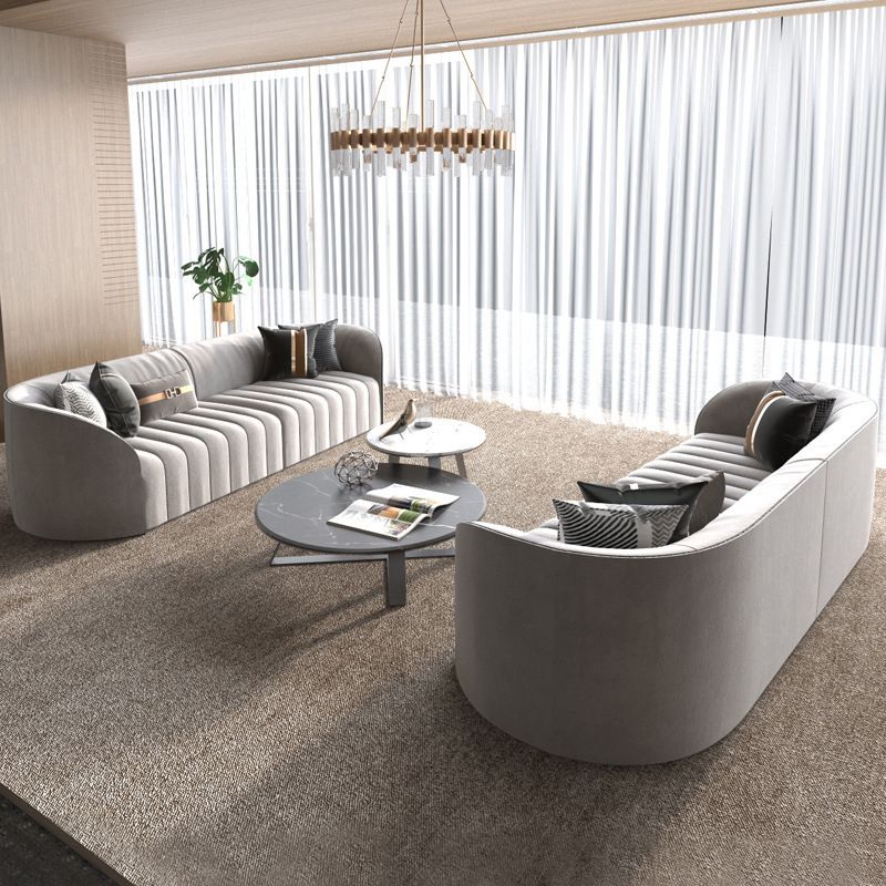 Contemporary Tight Back Standard Sofa Tuxedo Arm Sofa for Living Room Clearhalo 'furn' 'furn_sofas' 'Furniture' 'Living Room Furniture' 'Sofa' 'sofas' 1200x1200_9c02fd36-2919-4dde-80b2-3270364d0e8c