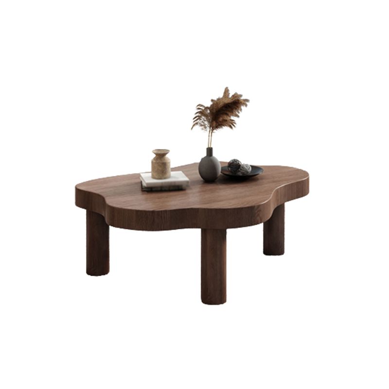 Modern Style 3 Legs Cocktail Table Solid Wood Free Shape Coffee Table Clearhalo 'Coffee & Accent Tables' 'End & Side Tables' 'end_side_tables' 'furn' 'furn_end_side_tables' 'Furniture' 'Living Room Furniture' 1200x1200_9c03bc5a-3e18-4eae-b74f-15625566443e