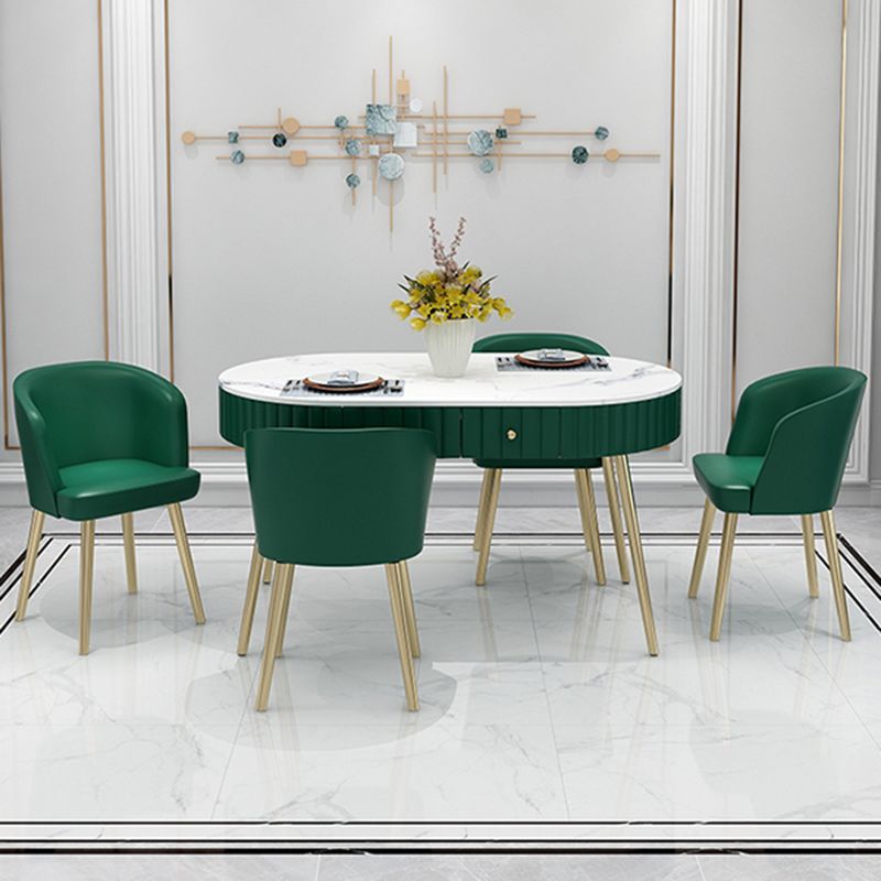 4/5 pièces OVAL BLANC STONE EN SIGNE SEAU POUR LA MAISON pour la maison