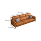 Glam Stationary Sectional Sofa Cushion Back Leather Living Room Set Clearhalo 'furn' 'furn_sectionals' 'Furniture' 'Living Room Furniture' 'Sectionals' 1200x1200_9c0bb6d2-ad82-4127-9c7c-12b36c3a882a
