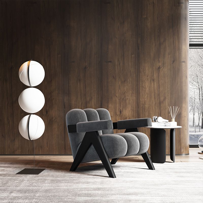 Chaise de salon en bois du siècle du milieu du siècle