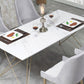 Glam Style 1/2/3/5 Pieces Dining Furniture Set Rectangle Dining Room Table and Chair Set Clearhalo 'Dining Room Sets' 'Dining Tables & Seating' 'dining_room_set' 'furn' 'furn_dining_room_set' 'Furniture' 'furniture_dining_room_set' 'Kitchen & Dining Furniture' 'kitchen&dining_furn' 'kitchen' 1200x1200_9c0dc316-157d-4a1a-b246-d93dc256c6e8
