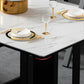 Modern Style White Dining Table Rectangle Sintered Stone Drop-Leaf Dining Table Clearhalo ' dining_table' 'Dining Tables & Seating' 'Dining Tables' 'furn' 'furn_dining_table' 'Furniture' 'furniture_dining_table' 'Kitchen & Dining Furniture' 'kitchen&dining_furn' 'kitchen' 'kitchen_dining_table' 1200x1200_9c0fd0cc-312d-4438-8333-3eab69dc33bf