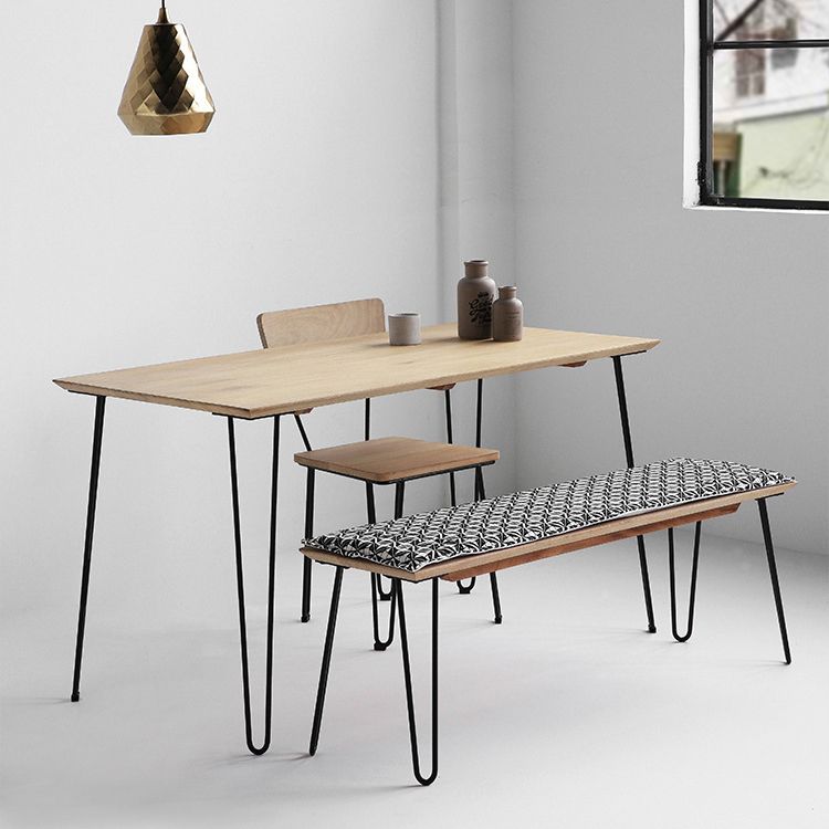 Industrial Rectangle Dining Site Table Pine Solid Wood Dining Room Home Furniture Clearhalo ' dining_table' 'Dining Tables & Seating' 'Dining Tables' 'furn' 'furn_dining_table' 'Furniture' 'furniture_dining_table' 'Kitchen & Dining Furniture' 'kitchen&dining_furn' 'kitchen' 'kitchen_dining_table' 1200x1200_9c112ded-4f04-45ac-9eb0-0bb16b6294b4