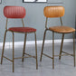 Modern Leather Bar Stool Backrest Counter Stool for Living Room Clearhalo 'Bar Furniture' 'Bar Stools' 'bar_stools' 'furn' 'furn_bar_stools' 'Furniture' 'Kitchen & Dining Furniture' 1200x1200_9c13c5ff-d006-432c-be40-c9541f76bce0