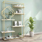 11.81"W Bookcase Glam Style Open Back Bookshelf for Office Study Room Home Clearhalo 'Bookcases' 'furn' 'furn_bookcases' 'Furniture' 'furniture_bookcases' 'kitchen' 'kitchen_bookcases' 'Living Room Furniture' 'Office Furniture' 1200x1200_9c13d691-ab8f-4be5-839c-b95ee758afd4