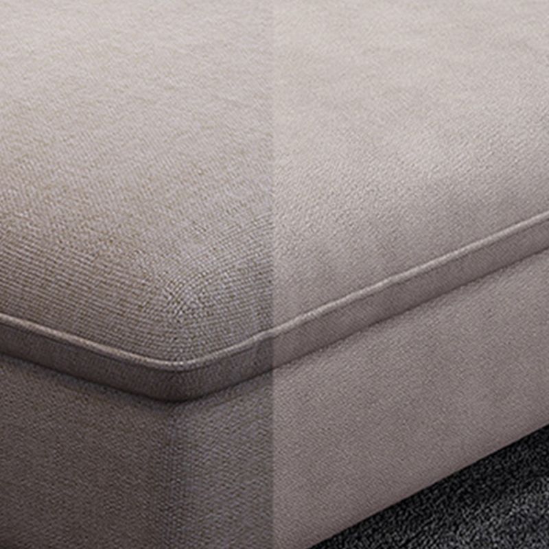 Pillow Top Arm Sectional Modern Linen 4-seat 125.98" Wide Sectional Clearhalo 'furn' 'furn_sectionals' 'Furniture' 'Living Room Furniture' 'Sectionals' 1200x1200_9c15f036-1901-4507-b356-3544b2043120