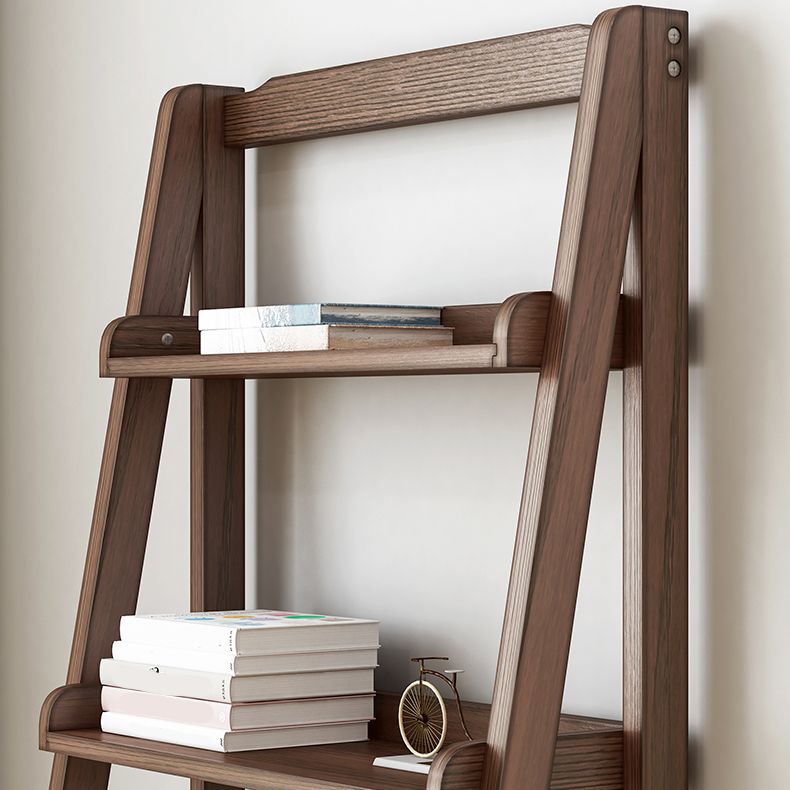 Modern Style Ladder Bookcase Open Back Solid Wood Bookshelf for Home Clearhalo 'Bookcases' 'furn' 'furn_bookcases' 'Furniture' 'furniture_bookcases' 'Office Furniture' 1200x1200_9c18e8ca-1f6d-4a9c-9e17-b4a818b92a3b