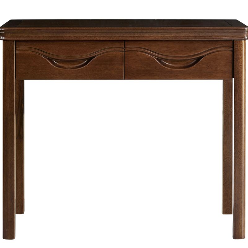 Solid Wood 2 Drawers Office Desk Bedroom Parsons Base Writing Desk Clearhalo 'furn' 'furn_office_desk' 'Furniture' 'Office Desks' 'Office Furniture' 'office_desk' 1200x1200_9c18eb65-22cd-4e5c-9bd4-9919d7f38e0e