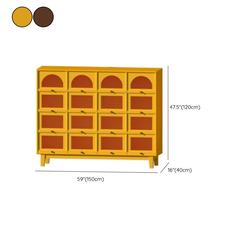 Moderno sideboard in pino porte di vetro armadio di sideboard per sala da pranzo