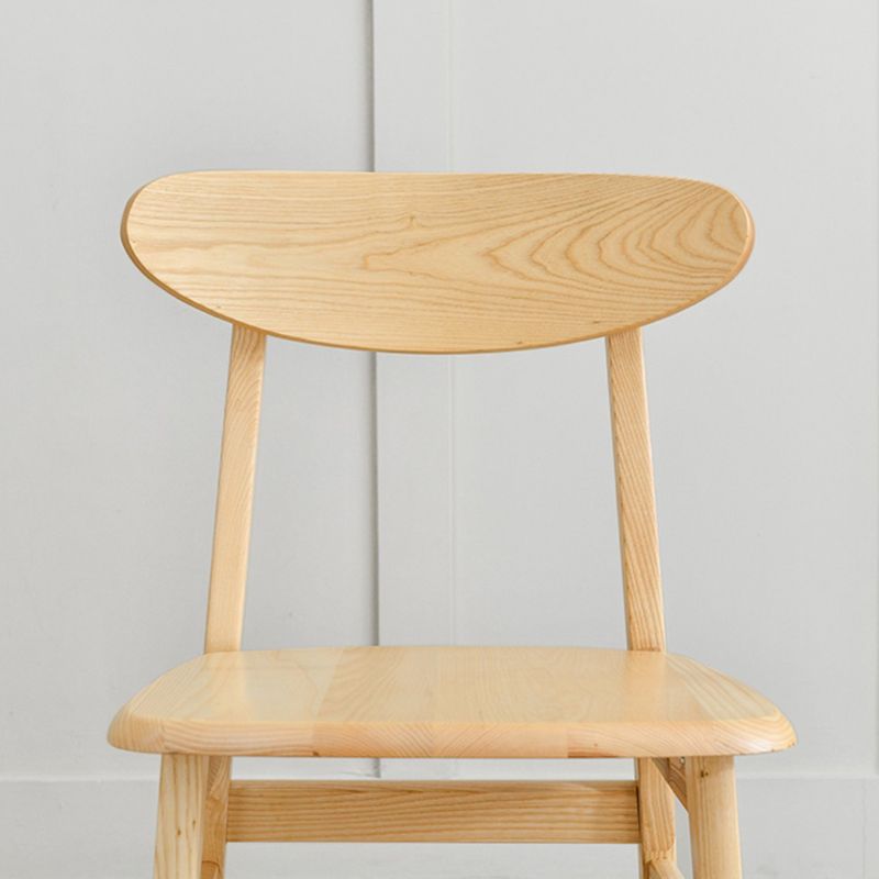 Sedia da pranzo aperta posteriore sedia da pranzo in legno massimo contemporaneo