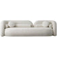 Moderne stijl Sofa Low Back Cushioned Sofa opgevuld met sponskussens Sofa