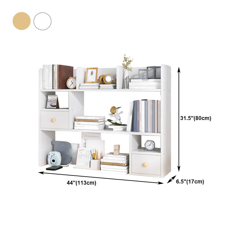 Moderne stijl boekenplank Open Back Wood Bookcast voor thuiskantoor