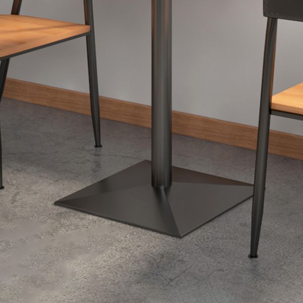 Industrial Pine Wood Dining Table Square Table in Nature with Metal Pedestal Clearhalo ' dining_table' 'Dining Tables & Seating' 'Dining Tables' 'furn' 'furn_dining_table' 'Furniture' 'furniture_dining_table' 'Kitchen & Dining Furniture' 'kitchen&dining_furn' 'kitchen' 'kitchen_dining_table' 1200x1200_9c1c70a6-bc2a-4d8a-82f5-77ed2d256f4b