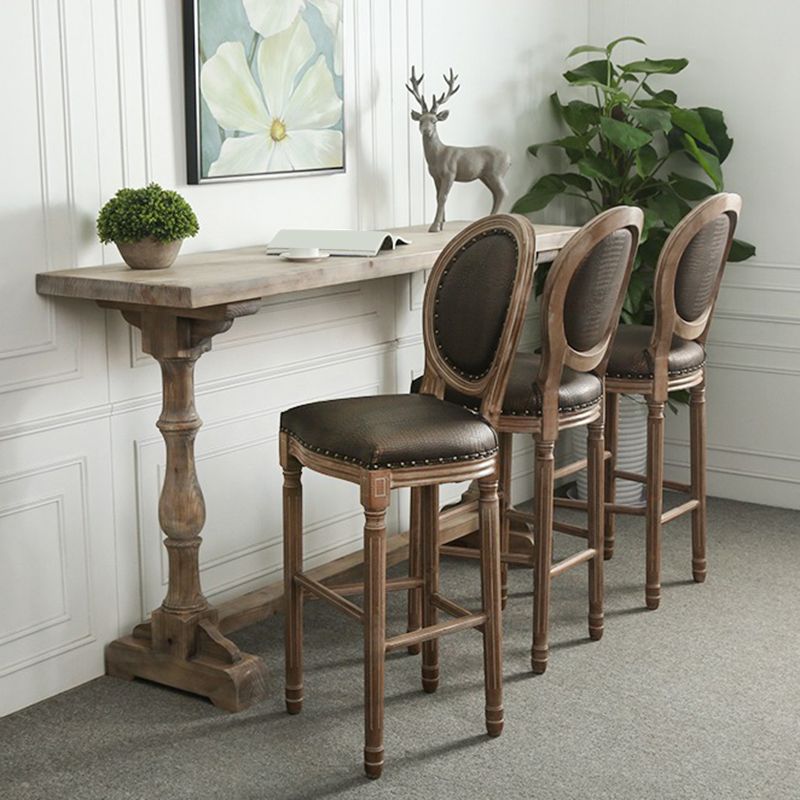1/3/4 Pieces Bar Stool and Table Set Rectangular Pub Table Set for Home Clearhalo 'Bar Furniture' 'furn' 'furn_home_bar_bar_sets' 'Furniture' 'Home Bars & Bar Sets' 'home_bar_bar_sets' 'Kitchen & Dining Furniture' 1200x1200_9c219c01-208d-4a73-8096-086d52cb7d3d