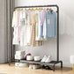 Modern Metal Coat Rack Hanging Rail and Lower Shelf Entryway Kit Clearhalo 'Entry & Mudroom Furniture' 'furn' 'furn_hall_tree_coat_racks' 'Furniture' 'Hall Trees & Coat Racks' 'hall_tree_coat_racks' 1200x1200_9c2554d0-f8fc-42d9-beb2-46ab9cd92f85