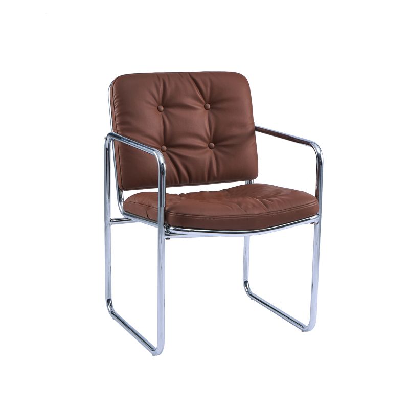 Minimalist Style Upholstered Arm Dining Chairs Solid Back Dining Side Chairs Clearhalo ' kitchen&dining_furn' 'Dining Chairs' 'Dining Tables & Seating' 'dining_chair' 'furn' 'furn_dining_chair' 'Furniture' 'furniture_dining_chair' 'Kitchen & Dining Furniture' 'kitchen' 1200x1200_9c25810f-4f01-4cdd-94e5-a73074f69c60