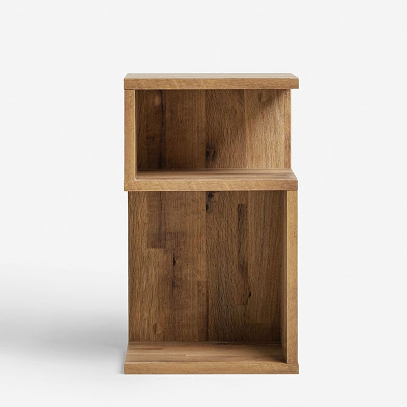 Pine Wood End Table Natural 2 Pieces Sofa Side Accent Table with Storage Shelves Clearhalo 'Coffee & Accent Tables' 'End & Side Tables' 'end_side_tables' 'furn' 'furn_end_side_tables' 'Furniture' 'Living Room Furniture' 1200x1200_9c25889c-1ea3-4985-a87f-985ddcc6cc57