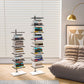 Etagere Metal Bookshelf Contemporary Open Back Bookcase with Shelves