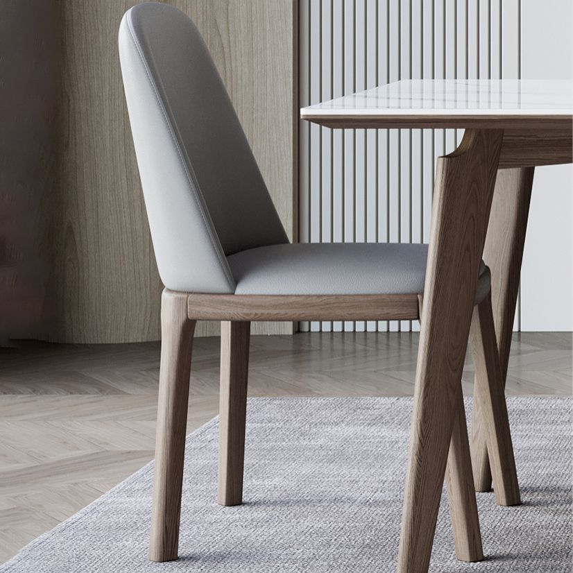 Modern Rectangle Sintered Stone Top Dining Set 1/4/5/7 Pieces Dining Table with Chairs Clearhalo 'Dining Room Sets' 'Dining Tables & Seating' 'dining_room_set' 'furn' 'furn_dining_room_set' 'Furniture' 'furniture_dining_room_set' 'Kitchen & Dining Furniture' 1200x1200_9c26e578-7030-4854-be55-710ce6eb5773