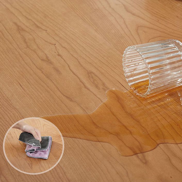 現代の架台ベースダイニングテーブル長方形のソリッドウッドテーブル