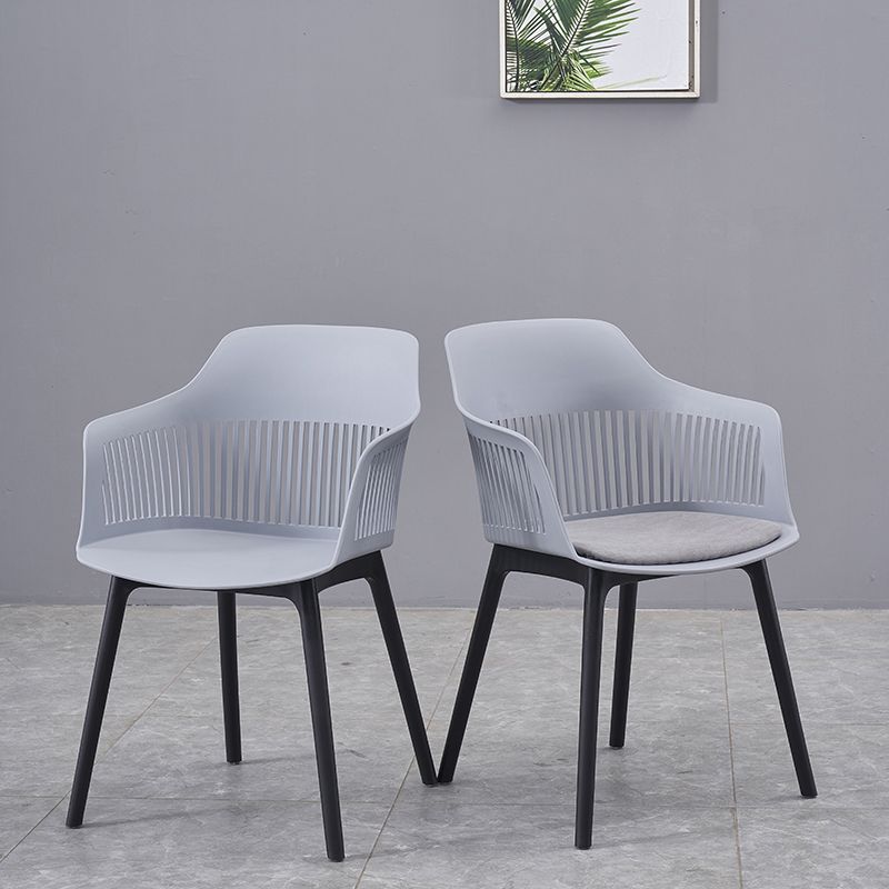 Modern Style Chair Dining Arm Chair for Kitchen with Plastic Legs Clearhalo 'Dining Chairs' 'Dining Tables & Seating' 'dining_chair' 'furn' 'furn_dining_chair' 'Furniture' 'furniture_dining_chair' 'Kitchen & Dining Furniture' 1200x1200_9c283eaa-d54e-4a15-973d-ad7eaf416e6f