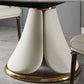 Traditional Luxury Round Dining Table Sintered Stone Table with Pedestal Base Clearhalo ' dining_table' 'Dining Tables & Seating' 'Dining Tables' 'furn' 'furn_dining_table' 'Furniture' 'furniture_dining_table' 'Kitchen & Dining Furniture' 'kitchen&dining_furn' 'kitchen' 'kitchen_dining_table' 1200x1200_9c2952fd-3e3b-4e2f-9809-7b676b18f871