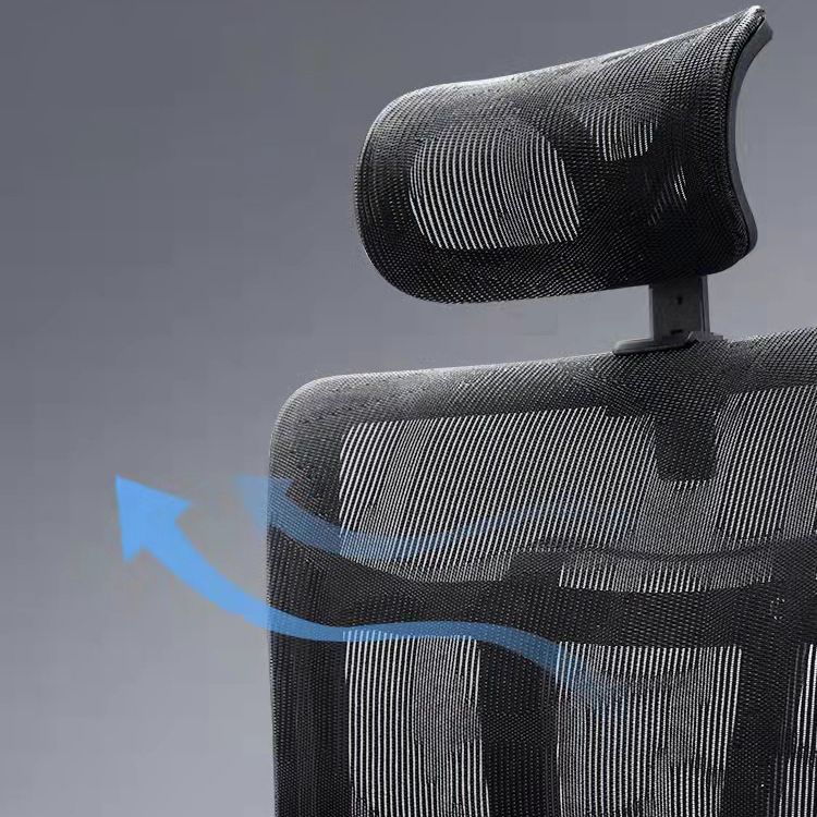 Contemporary Slide Office Chair High Back Adjustable Seat Height Desk Chair Clearhalo 'furn' 'furn_office_chair' 'Furniture' 'Office Chairs' 'Office Furniture' 'office_chair' 1200x1200_9c29b0a7-1a68-4654-a301-58f412d18493