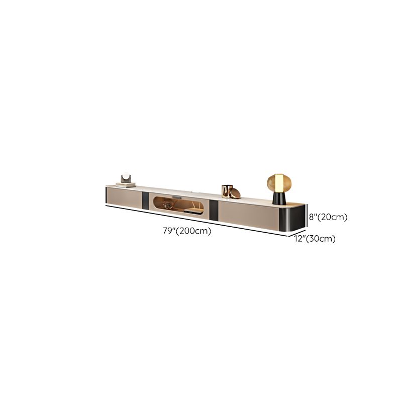 Modern TV Media Console Enclosed Storage TV Console with 2 Drawers Clearhalo 'furn' 'furn_tv_stands_entertainment_centers' 'Furniture' 'Living Room Furniture' 'TV Stands & Entertainment Centers' 'TV Stands & Media Storage Furniture' 'tv_stands_entertainment_centers' 1200x1200_9c2c663f-65fa-4897-987c-42a4596cffad