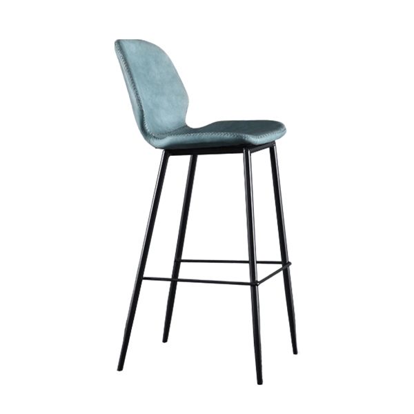 Sala de estar silla de mostrador industrial cubierta de fútbol purol de cuero de puro de cuero