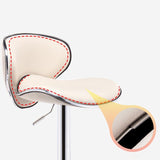 Modern Style Bar-stool with Adjustable Height Low Back Footrest Swivel for Counter Bar Clearhalo 'Bar Furniture' 'Bar Stools' 'bar_stools' 'furn' 'furn_bar_stools' 'furniture_bar_stools' 'Kitchen & Dining Furniture' 'kitchen&dining_furn' 'kitchen' 'kitchen_furn' Furniture' 1200x1200_9c35255d-2b38-4bcd-afc6-7bfc34e47d05