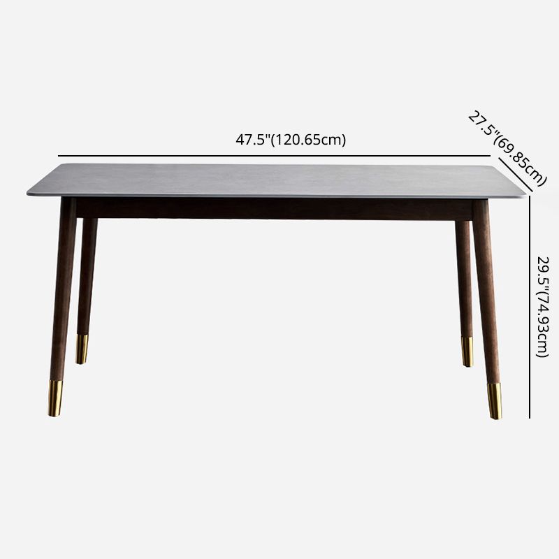 Modern Sintered Stone Dining Room Set with Rectangle Table Home Use Dining Table Furniture Clearhalo 'Dining Room Sets' 'Dining Tables & Seating' 'dining_room_set' 'furn' 'furn_dining_room_set' 'Furniture' 'furniture_dining_room_set' 'Kitchen & Dining Furniture' 'kitchen&dining_furn' 'kitchen' 1200x1200_9c37220d-6acc-4957-93c2-401c4d02cff5