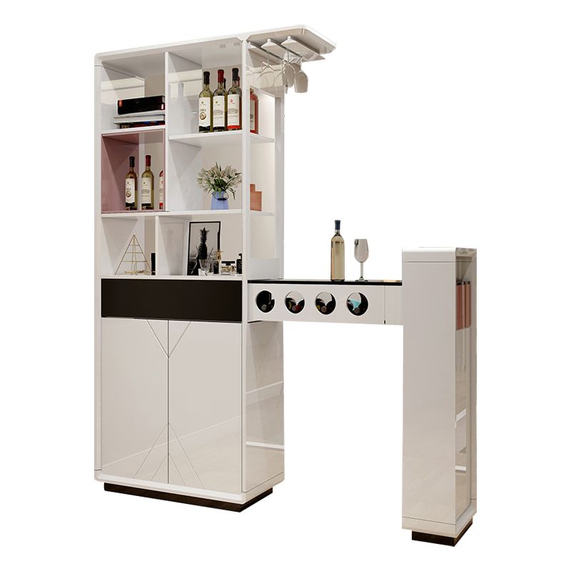 1/3 Pieces Contemporary Counter Height Pub Set in Black and White Clearhalo 'Bar Furniture' 'furn' 'furn_home_bar_bar_sets' 'Furniture' 'Home Bars & Bar Sets' 'home_bar_bar_sets' 'Kitchen & Dining Furniture' 1200x1200_9c37d885-4b85-41a1-a208-db83bafcb1f3