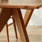 Rectangle 4 Legs Table Natural Solid Wood Dining Table for Restaurant Kitchen Dining Room Clearhalo 'Dining Tables & Seating' 'Dining Tables' 'dining_table' 'furn' 'furn_dining_table' 'Furniture' 'Kitchen & Dining Furniture' 1200x1200_9c389e33-42f3-4d5a-8b45-23cfcbc7d925
