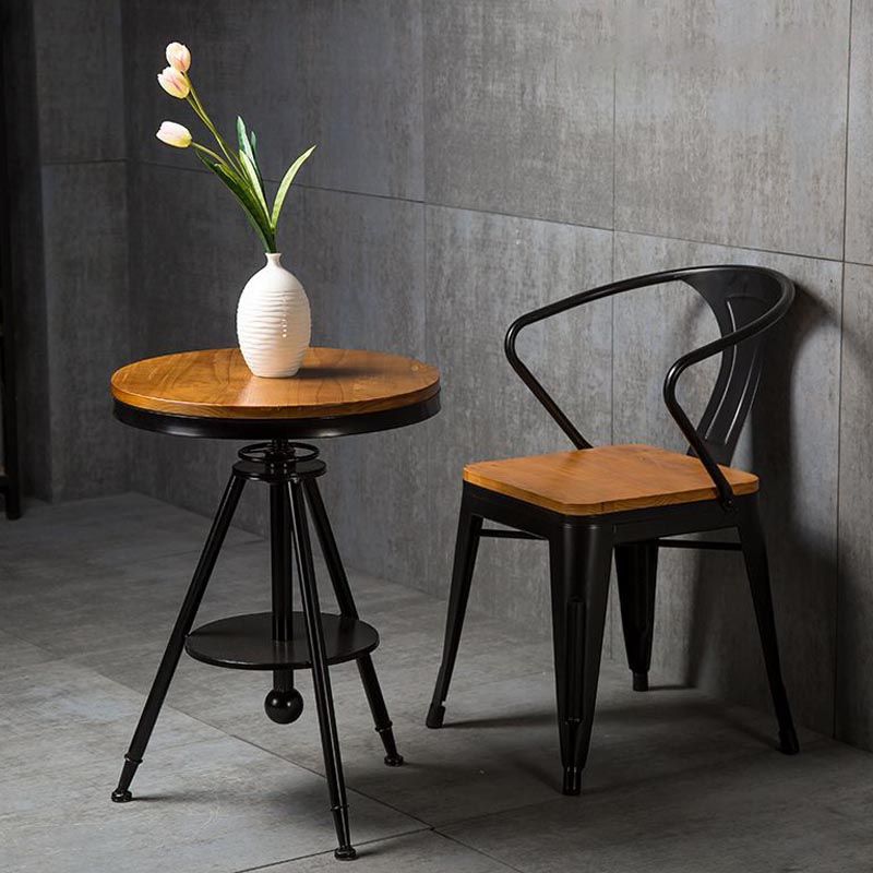 Industrial Counter Arm Chair Metal Dining Chair for Dining Room Clearhalo 'Dining Chairs' 'Dining Tables & Seating' 'dining_chair' 'furn' 'furn_dining_chair' 'Furniture' 'Kitchen & Dining Furniture' 1200x1200_9c3a61e2-162d-4726-a221-d5ed27409fa0