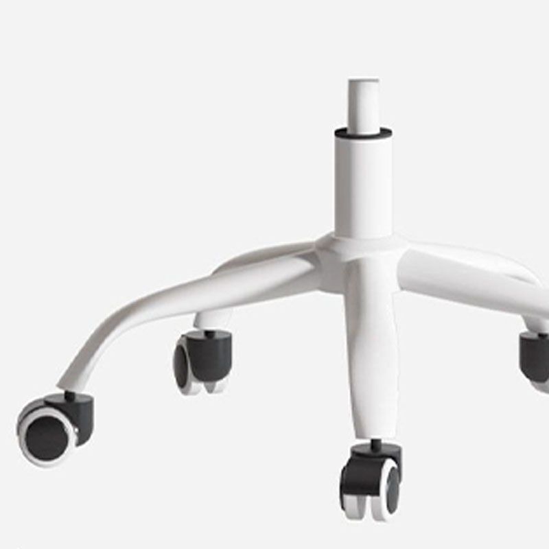 Silla de oficina en la mitad de la oficina trasera silla de escritorio giratorio sin armas