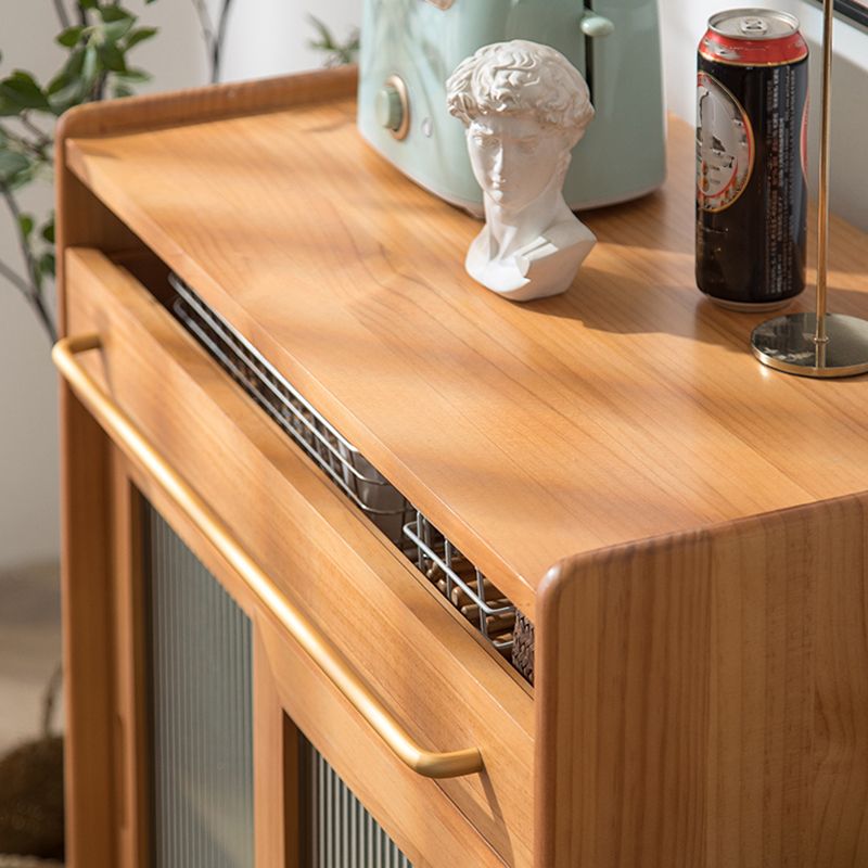 Armadietto di sideboard della porta di vetro contemporanea con spazio per l'uso domestico