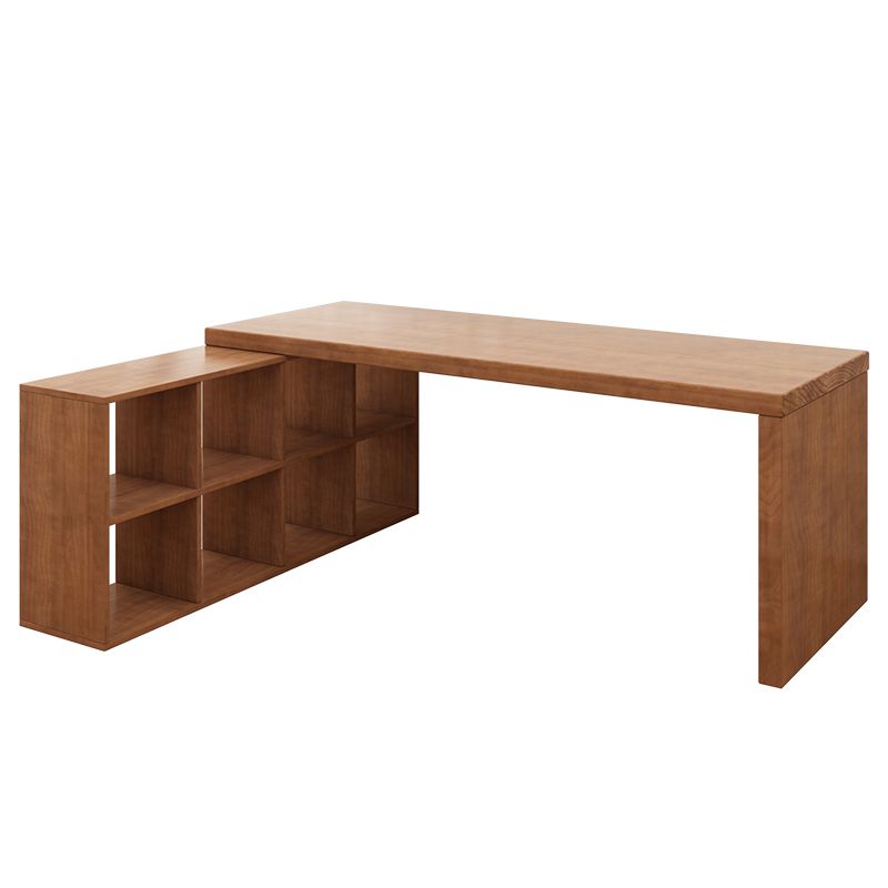 Industrial Solid Wooden Office Desk L-Shape Writing Desk for Bedroom Clearhalo 'furn' 'furn_office_desk' 'Furniture' 'Office Desks' 'Office Furniture' 'office_desk' 1200x1200_9c3fab7a-cc3b-4ec8-ae04-209da415a6af