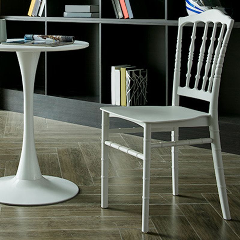 グラムキッチンダイニングサイドチェアプラスチックアームレスチェアウィンザーバックサイドチェア