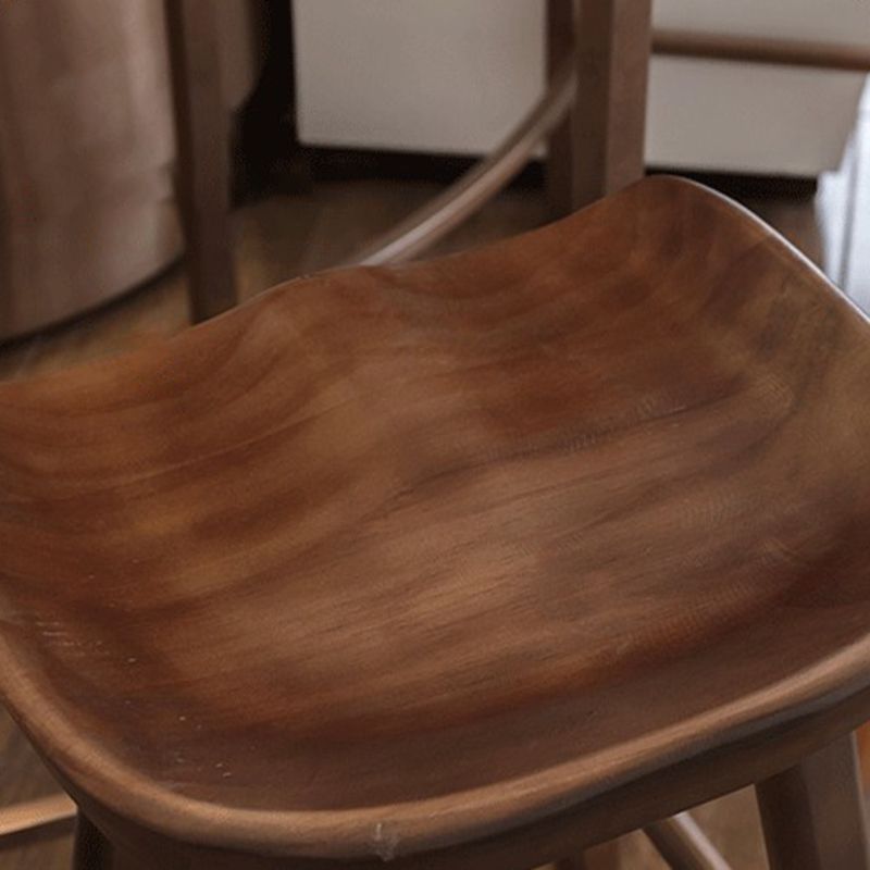 Modern Wood Bar Stool Contoured Seat Backless Indoor Footrest Counter Stool Clearhalo 'Bar Furniture' 'Bar Stools' 'bar_stools' 'furn' 'furn_bar_stools' 'furniture_bar_stools' 'Kitchen & Dining Furniture' 'kitchen&dining_furn' 'kitchen' 'kitchen_furn' Furniture' 1200x1200_9c40267f-dfab-458b-8edb-6a9aa3a44ca5