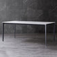 Contemporary Rectangle Dining Table Stone Dining Table with 4 Legs