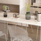 Modern Table in White for Restaurant Rectangle Table with Acrylic Base Clearhalo 'Dining Tables & Seating' 'Dining Tables' 'dining_table' 'furn' 'furn_dining_table' 'Furniture' 'furniture_dining_table' 'Kitchen & Dining Furniture' 'kitchen' 'kitchen_dining_table' 1200x1200_9c43b36b-3dad-41e4-9529-e08bb98042e1