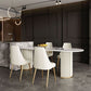 Traditional Luxury Dining Table White Sintered Stone Double Pedestal Table for Kitchen Clearhalo ' dining_table' 'Dining Tables & Seating' 'Dining Tables' 'furn' 'furn_dining_table' 'Furniture' 'furniture_dining_table' 'Kitchen & Dining Furniture' 'kitchen&dining_furn' 'kitchen' 'kitchen_dining_table' 1200x1200_9c451c45-ded7-4467-a4e4-f76f0483f20b