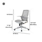 Mesh Mid Back Desk stoel Hedendaagse verstelbare wapenstoel stoel