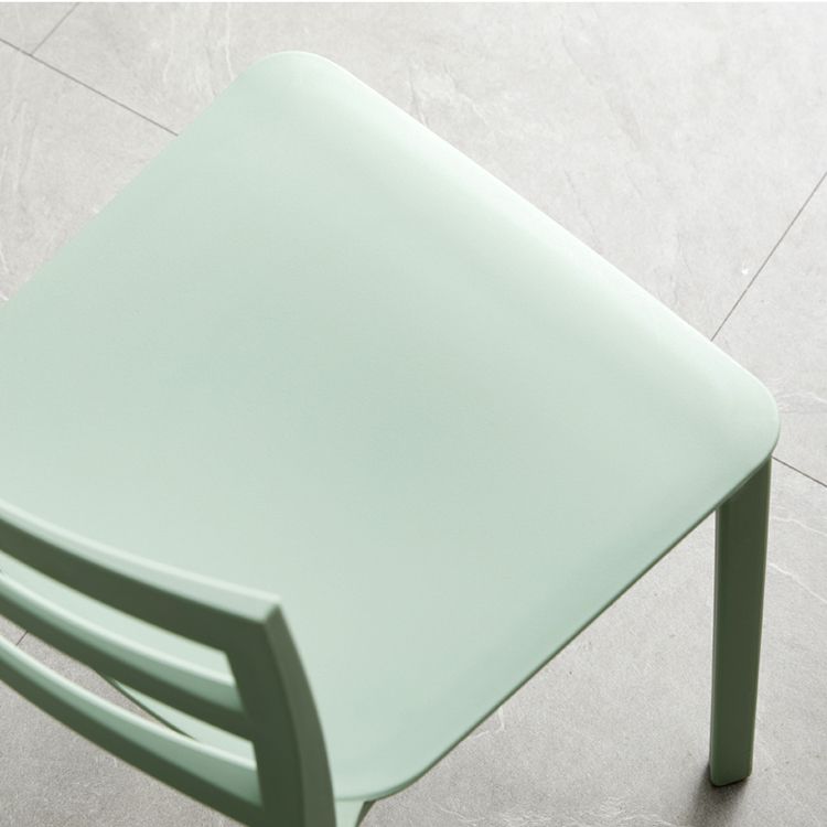 Minimalist Style Ladder Back Dining Chairs Plastic Dining Armless Chairs for Home Clearhalo ' kitchen&dining_furn' 'Dining Chairs' 'Dining Tables & Seating' 'dining_chair' 'furn' 'furn_dining_chair' 'Furniture' 'furniture_dining_chair' 'Kitchen & Dining Furniture' 'kitchen' 1200x1200_9c472591-df7c-4c35-9786-f544acc3f8e3