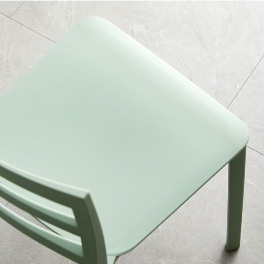 Minimalist Style Ladder Back Dining Chairs Plastic Dining Armless Chairs for Home Clearhalo ' kitchen&dining_furn' 'Dining Chairs' 'Dining Tables & Seating' 'dining_chair' 'furn' 'furn_dining_chair' 'Furniture' 'furniture_dining_chair' 'Kitchen & Dining Furniture' 'kitchen' 1200x1200_9c472591-df7c-4c35-9786-f544acc3f8e3