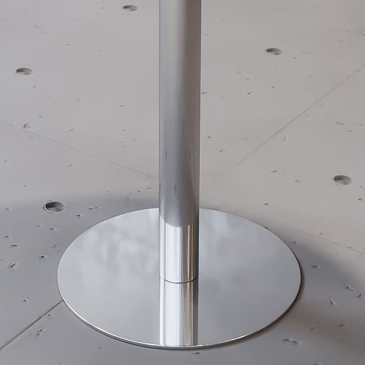 Industrial Style Dining Table Stainless Steel Dining Site Table for Home Clearhalo ' dining_table' 'Dining Tables & Seating' 'Dining Tables' 'furn' 'furn_dining_table' 'Furniture' 'furniture_dining_table' 'Kitchen & Dining Furniture' 'kitchen&dining_furn' 'kitchen' 'kitchen_dining_table' 1200x1200_9c4986f9-8580-40b9-8007-09dec1ad046e