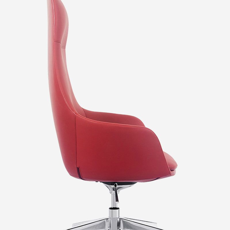 Modern Swivel Chair Desk Chair Faux Leather Executive Managers Chair Clearhalo 'furn' 'furn_office_chair' 'Furniture' 'Office Chairs' 'Office Furniture' 'office_chair' 1200x1200_9c498f5f-350e-4307-9106-5037f25a36c9